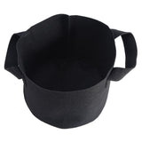 Black Plants Growing Bag Vegetable Flower Aeration Planting Pot Container (3 Gallon 20 x 25cm)