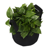 Black Plants Growing Bag Vegetable Flower Aeration Planting Pot Container (5 Gallon 25 x 30cm)