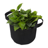 Black Plants Growing Bag Vegetable Flower Aeration Planting Pot Container (5 Gallon 25 x 30cm)