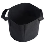 Black Plants Growing Bag Vegetable Flower Aeration Planting Pot Container (5 Gallon 25 x 30cm)