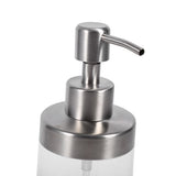 1PC 350ml Soap Dispenser Countertop Pump Lotion Bottle 304 Stainless Steel&Acrylic