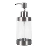 1PC 350ml Soap Dispenser Countertop Pump Lotion Bottle 304 Stainless Steel&Acrylic