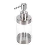 1PC 350ml Soap Dispenser Countertop Pump Lotion Bottle 304 Stainless Steel&Acrylic