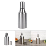 Practical Stainless Steel Oil Pot Can Drizzling Vinegar Dispenser Kitchen Supplies(1000ml)
