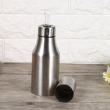 Practical Stainless Steel Oil Pot Can Drizzling Vinegar Dispenser Kitchen Supplies(500ml) In Australia - Darrahopens