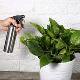 304 Stainless Steel Multi functional Pump Pressure Watering Pot Private Flower Water Cans 350ml In Australia - Darrahopens