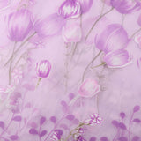 100*200cm Tulips Printing Tulle Curtains Sheer Drape Balcony Window Decoration Purple In Australia - Darrahopens