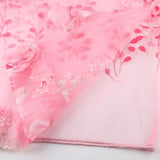 100*200cm Tulips Printing Tulle Curtains Sheer Drape Balcony Window Decoration Pink