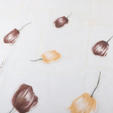 100*200cm Tulips Printing Tulle Curtains Sheer Drape Balcony Window Decoration Orange In Australia - Darrahopens