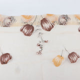 100*200cm Tulips Printing Tulle Curtains Sheer Drape Balcony Window Decoration Orange