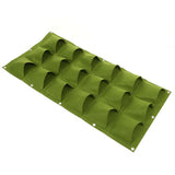 Planting Bag Garden Balcony Wall Vertical Flower Plants Hanging Planter (18 Pockets) In Australia - Darrahopens