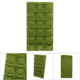 Planting Bag Garden Balcony Wall Vertical Flower Plants Hanging Planter (18 Pockets)