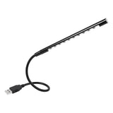 5V Flexible Mini USB LED Reading Light Lamp Flashlight For Laptop PC Computer Keyboard Black In Australia - Darrahopens