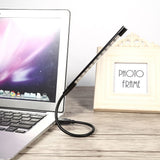 5V Flexible Mini USB LED Reading Light Lamp Flashlight For Laptop PC Computer Keyboard Black In Australia - Darrahopens