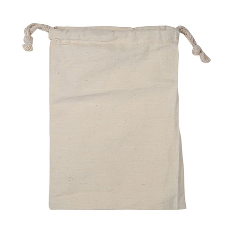 Household Plain Cotton Drawstring Storage Laundry Sack Stuff Bag for Travel Home Use 15 * 20CM In Australia - Darrahopens