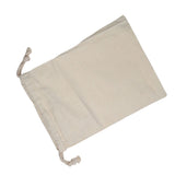 Household Plain Cotton Drawstring Storage Laundry Sack Stuff Bag for Travel Home Use 15 * 20CM In Australia - Darrahopens