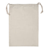 Household Plain Cotton Drawstring Storage Laundry Sack Stuff Bag for Travel Home Use 22 * 28CM In Australia - Darrahopens