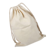Household Plain Cotton Drawstring Storage Laundry Sack Stuff Bag for Travel Home Use 22 * 28CM In Australia - Darrahopens