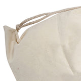 Household Plain Cotton Drawstring Storage Laundry Sack Stuff Bag for Travel Home Use 22 * 28CM