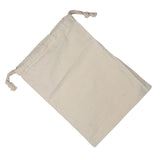 Household Plain Cotton Drawstring Storage Laundry Sack Stuff Bag for Travel Home Use 30 * 40CM