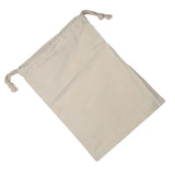 Household Plain Cotton Drawstring Storage Laundry Sack Stuff Bag for Travel Home Use 30 * 40CM