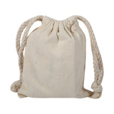 Household Plain Cotton Drawstring Storage Laundry Sack Stuff Bag for Travel Home Use 10 * 12CM In Australia - Darrahopens