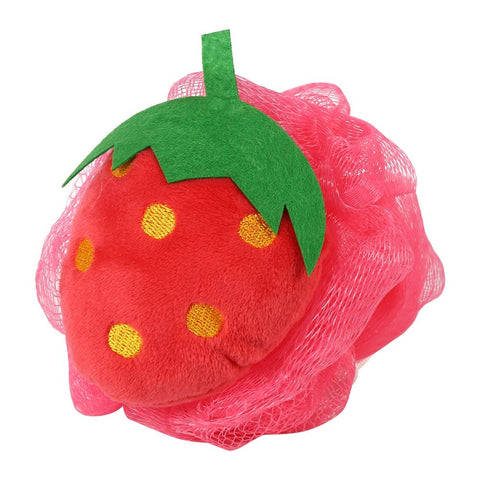 Colorful Fruit Shape Mesh Brush Shower Ball Exfoliating Body Cleansing Scrub Sponge #Strawberry In Australia - Darrahopens