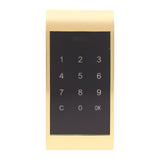 Touch Keypad Password Key Access Lock Digital Electronic Security Cabinet Coded Locker(Gold)