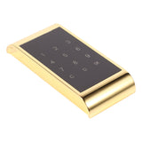 Touch Keypad Password Key Access Lock Digital Electronic Security Cabinet Coded Locker(Gold)