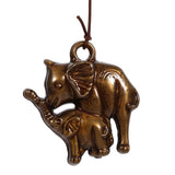Antique Metal Elephant Windchime Church Bells Wind Chimes Door Hanging Decoration