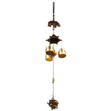 Antique Metal Elephant Windchime Church Bells Wind Chimes Door Hanging Decoration