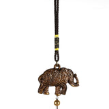 Antique Metal Elephant Windchime Church Bells Wind Chimes Door Hanging Decoration