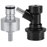 Homebrew Stainless Carbonation Cap Carbonator with Liquid Ball Lock Disconnect 1/4" Barb Hot