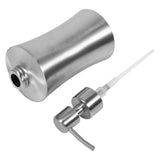 304 Stainless Steel Bathroom Shower Pump Lotion Dispenser Liquid Bottle (400ml)