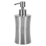 304 Stainless Steel Bathroom Shower Pump Lotion Dispenser Liquid Bottle (400ml)