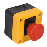 1Pc 660V 10A Plastic Shell Red Sign Emergency Stop Mushroom Push Button Switch New In Australia - Darrahopens