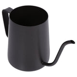 Black Stainless Steel Pour Coffee Drip Pot Kettle With Long Over Gooseneck Spout (350ml) In Australia - Darrahopens