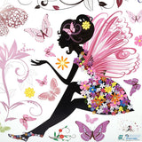 PVC Wall Sticker Fairy Flower Butterfly Vinyl Art Decal Girl Bedroom Home Decor Removable In Australia - Darrahopens
