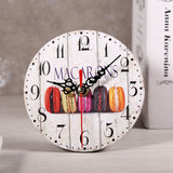 1Pc Artistic Creative European Style Round Antique MDF Home Office Wall Clock Decoration #6