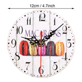 1Pc Artistic Creative European Style Round Antique MDF Home Office Wall Clock Decoration #6