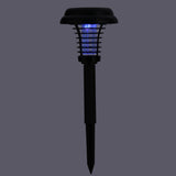 Solar Power Insect Trap Electronic Mosquito Bugs Killer LED Light Outdoor Garden Lawn Lamp