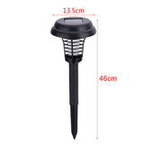 Solar Power Insect Trap Electronic Mosquito Bugs Killer LED Light Outdoor Garden Lawn Lamp