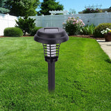 Solar Power Insect Trap Electronic Mosquito Bugs Killer LED Light Outdoor Garden Lawn Lamp