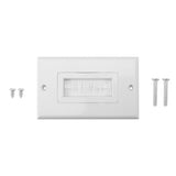 Plastic Anti dust Brush Cable Wall Plate Port Insert Cover Outlet Mount Multimedia Panel New #1 In Australia - Darrahopens