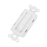 Plastic Anti dust Brush Cable Wall Plate Port Insert Cover Outlet Mount Multimedia Panel New #1