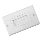 Plastic Anti dust Brush Cable Wall Plate Port Insert Cover Outlet Mount Multimedia Panel New #1