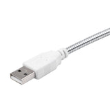 5V Flexible Gooseneck Mini USB 28 LED Portable Reading Light Computer Lamp With Switch Blue