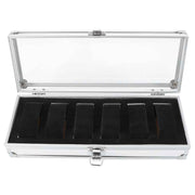 1Pc 6 Grid Slots Aluminum Rectangle Watch Jewellery Display Storage Organizer Box (6 Slots) In Australia - Darrahopens