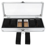 1Pc 6 Grid Slots Aluminum Rectangle Watch Jewellery Display Storage Organizer Box (6 Slots)