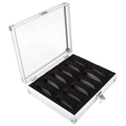 1Pc 12 Grid Slots Aluminum Rectangle Watch Jewellery Display Storage Organizer Box (12 Slots) In Australia - Darrahopens
